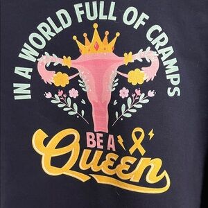 Endometriosis awareness hoodie - medium